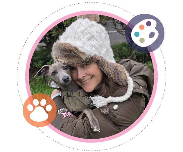 Amanda Dantuma with puppy Pippa on her days off. Often spent walking Pippa with her husband.